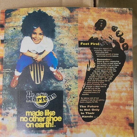 Dr.Martens brown twin strap closure gibson shoes kids size 2UK - Picture 11 of 11